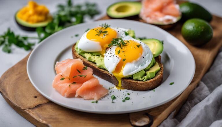 Keto 2.0 Breakfast Sous Vide Avocado and Salmon Toast