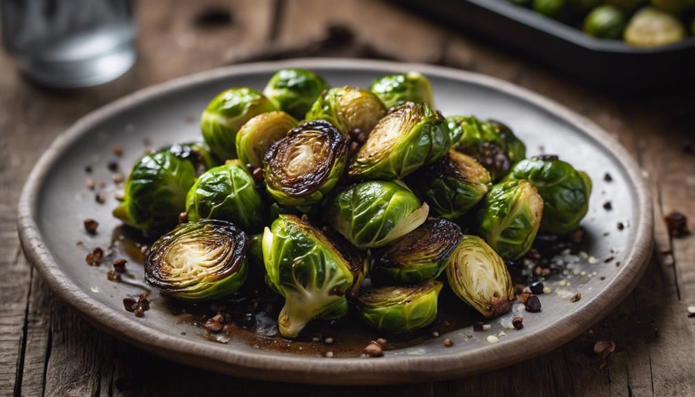 gourmet keto brussels sprouts