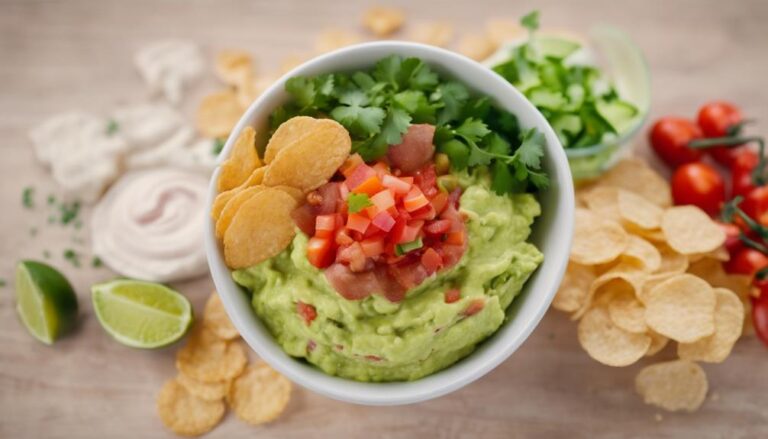 Lazy Keto Snack Sous Vide Guacamole and Pork Rinds