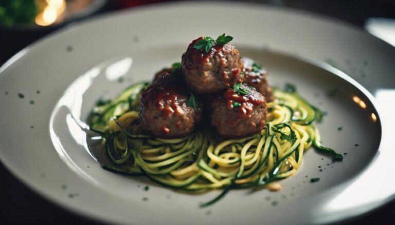 Bulletproof Dinner Sous Vide Grass-Fed Meatballs With Zucchini Noodles