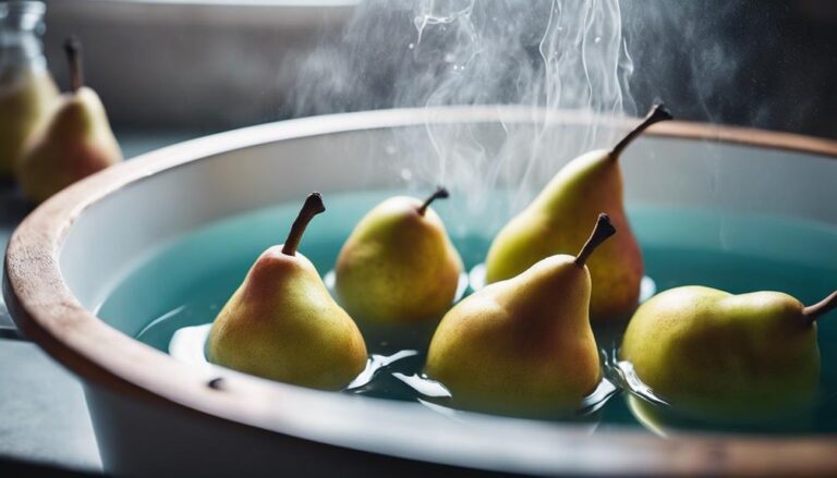 Dessert Sous Vide Poached Pears With Cinnamon for the 80/20 Diet