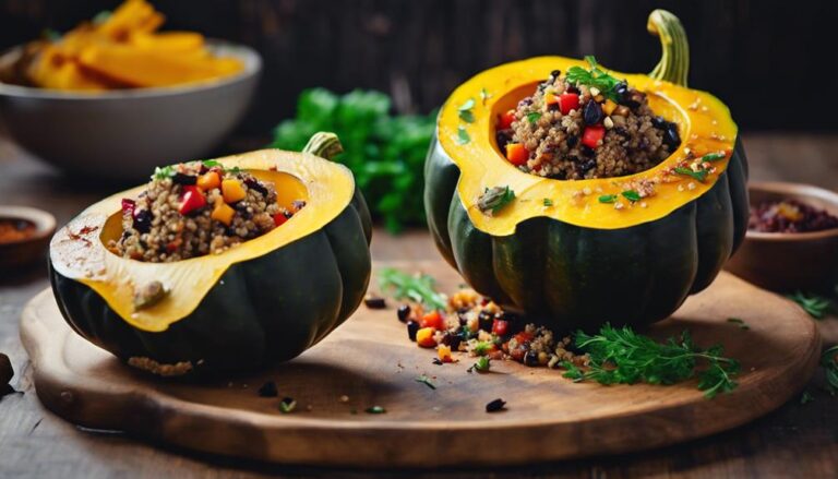 Special Sous Vide Quinoa Stuffed Acorn Squash for the Nourish and Glow Diet