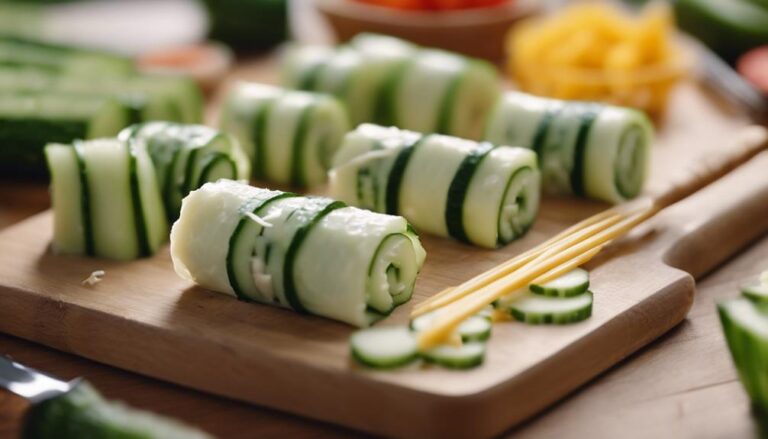 Bulletproof Snack Sous Vide Cheese and Cucumber Roll-Ups