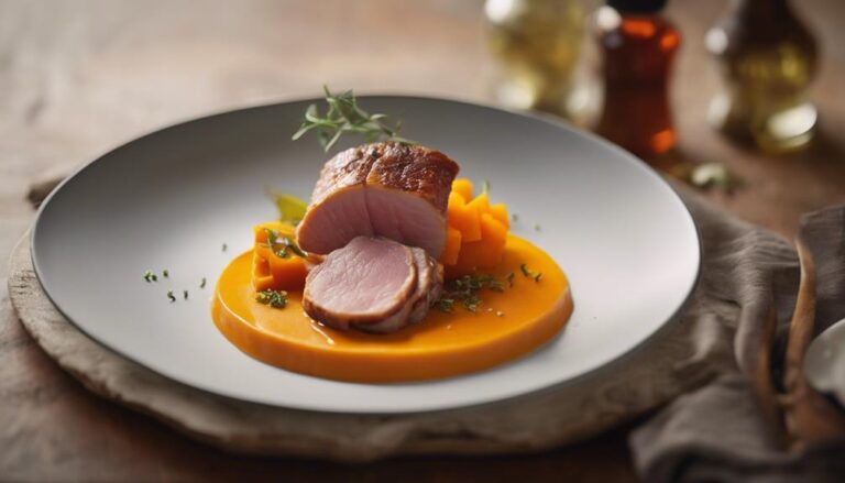 Sous Vide Pork and Pumpkin Purees for a Baby Food Diet Dinner