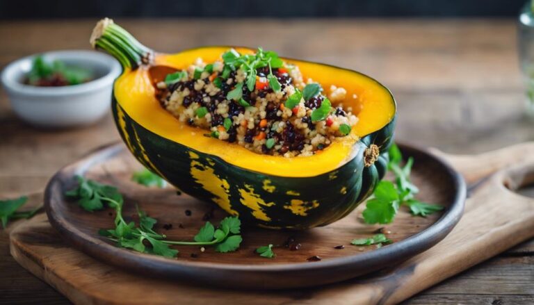 Special Sous Vide Quinoa Stuffed Acorn Squash for the SuperCarb Diet