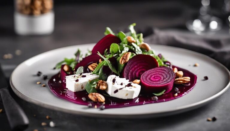 Bulletproof Salad Sous Vide Beet and Goat Cheese Salad