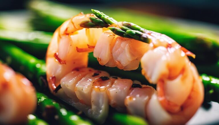 Special Sous Vide Lemon-Garlic Shrimp With Asparagus for Endomorphs