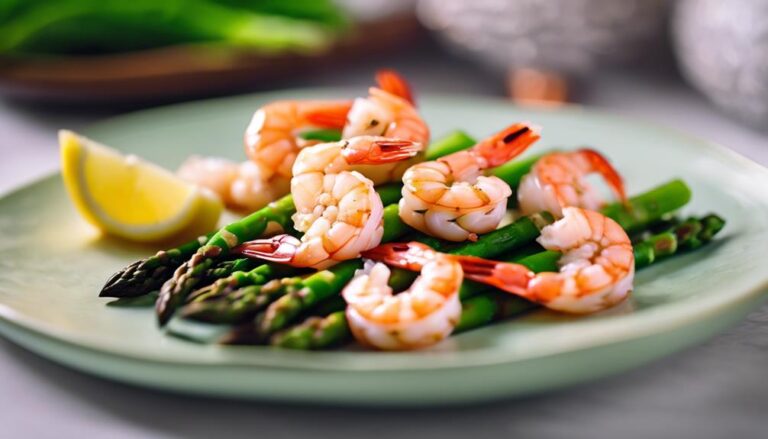 Special Sous Vide Lemon-Garlic Shrimp With Asparagus for the Nourish and Glow Diet