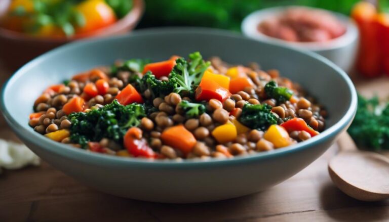 Special Sous Vide Spicy Lentil and Vegetable Stew for the Nourish and Glow Diet