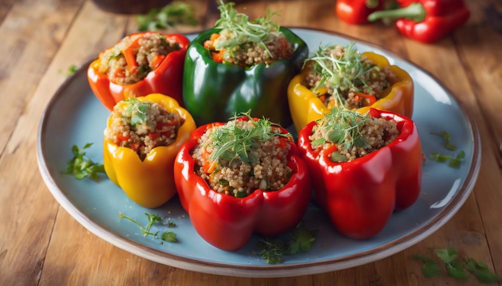 gourmet stuffed bell peppers