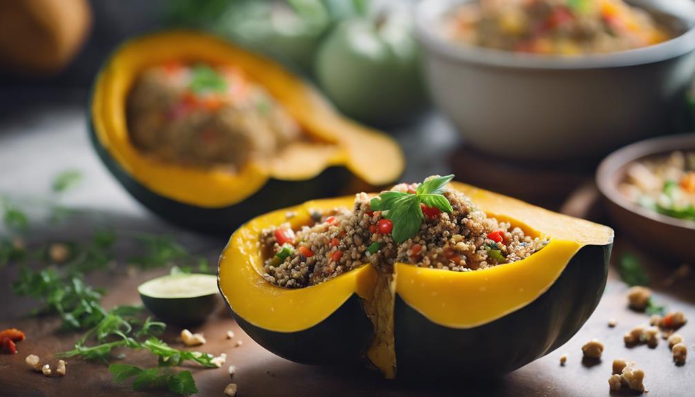 gourmet stuffed squash recipe