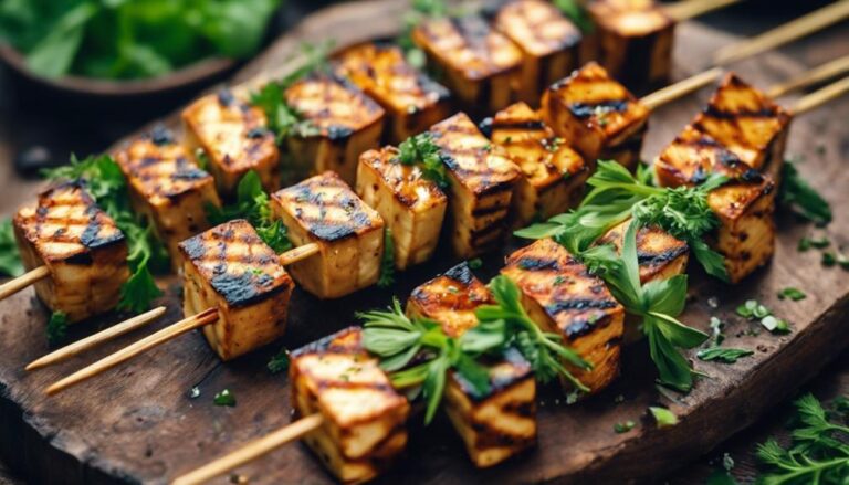 Special Sous Vide Garlic and Herb Tofu Skewers for the Scandi Sense Diet