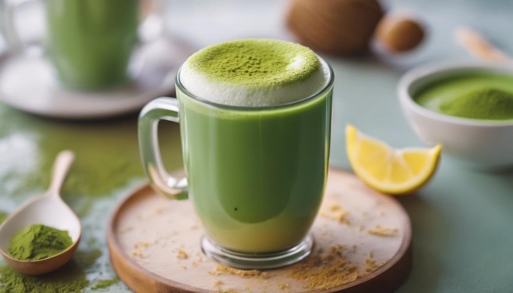 green tea latte recipe