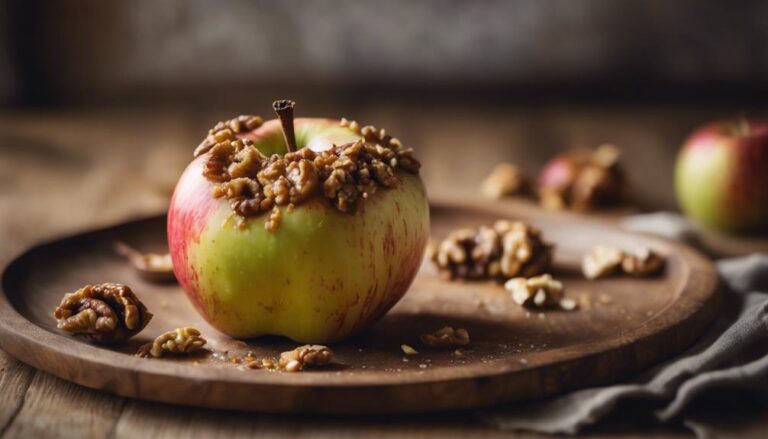 Dessert Sous Vide Baked Apples With Walnuts for the Scandi Sense Diet