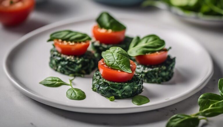 Sous Vide Spinach and Tomato Breakfast Bites for the Five Bite Diet