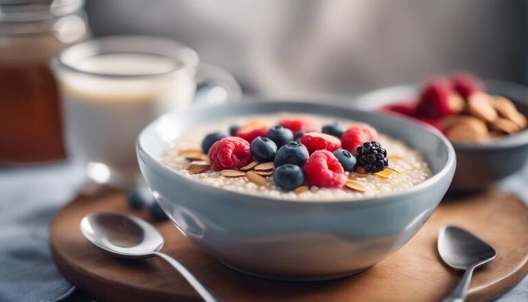 Breakfast Sous Vide Quinoa Porridge With Almonds for the Best Life Diet