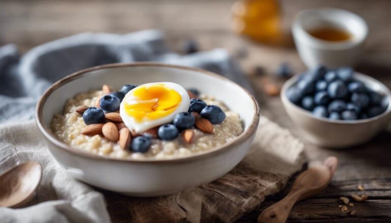 Breakfast Sous Vide Quinoa Porridge With Almonds for the 80/20 Diet