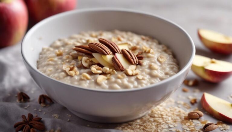 Breakfast Sous Vide Apple Cinnamon Oatmeal for the Noom Diet