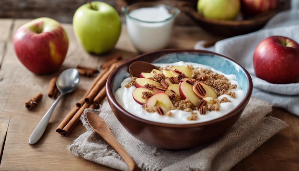 healthy breakfast with quinoa