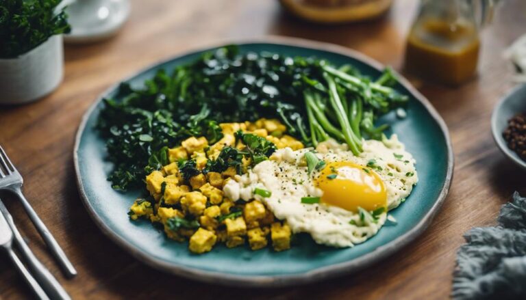 Sous Vide Tofu Scramble With Asian Greens: a Nutritious Breakfast