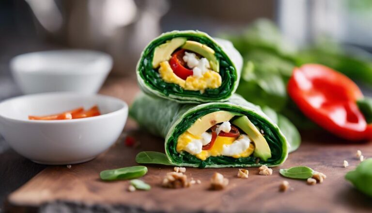 Breakfast Sous Vide Egg White and Spinach Wrap for the SuperCarb Diet