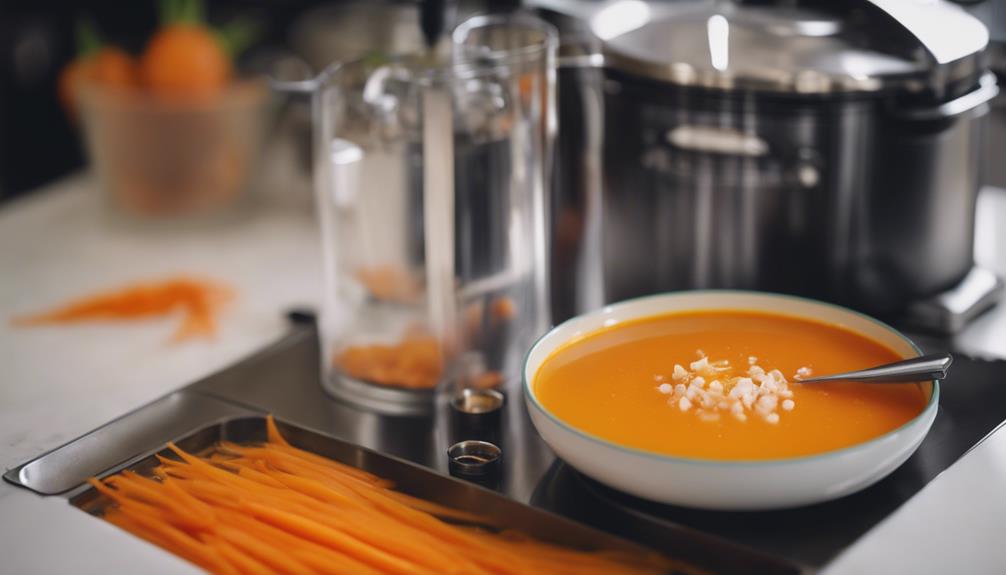 healthy carrot ginger soup