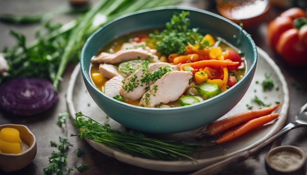 healthy chicken vegetable soup