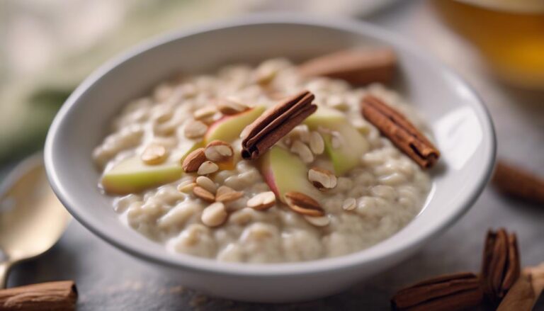 Breakfast Sous Vide Apple Cinnamon Oatmeal for the 17 Day Diet