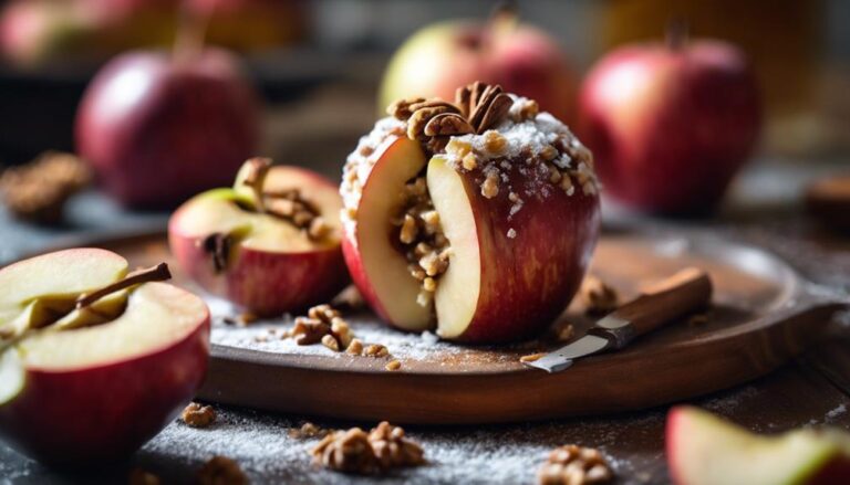 Dessert Sous Vide Baked Apples With Walnuts for the 80/20 Diet