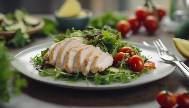 Lunch Sous Vide Lemon Herb Chicken Salad for the 1200 Calories a Day Diet