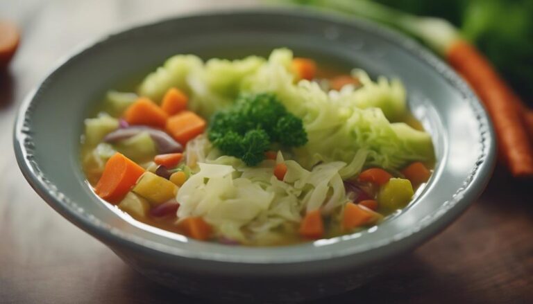 Sous Vide Cabbage and Mixed Veggie Soup Salad for the Cabbage Soup Diet