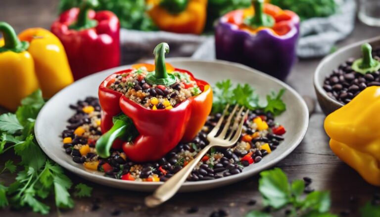 Dinner Sous Vide Stuffed Bell Peppers for the Nourish and Glow Diet