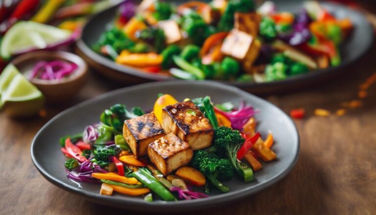 Dinner Sous Vide Tofu Stir-Fry With Vegetables for the Nourish and Glow Diet