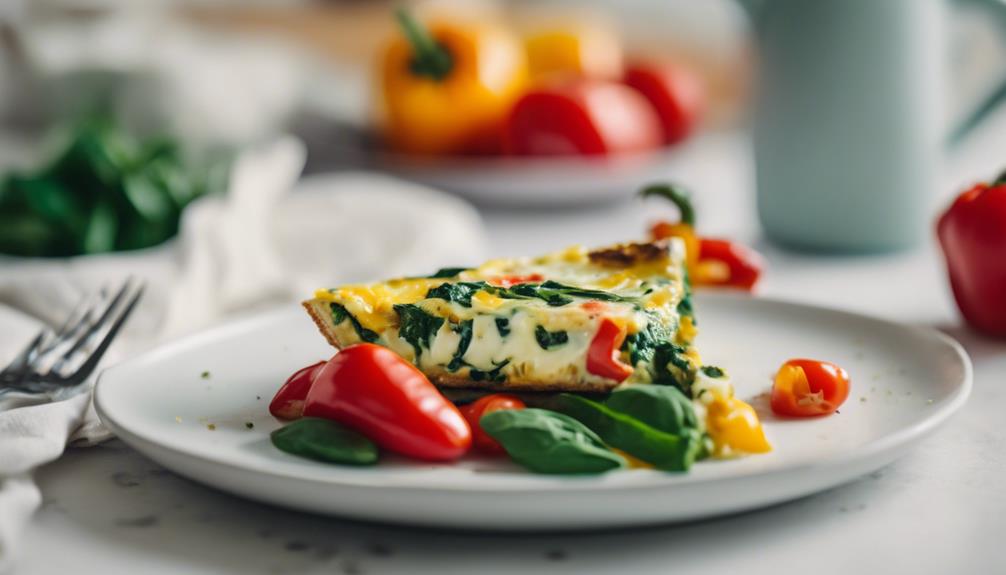 healthy egg white frittata