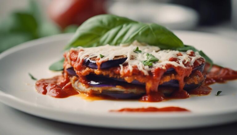 Dinner Sous Vide Eggplant Parmesan for the 17 Day Diet