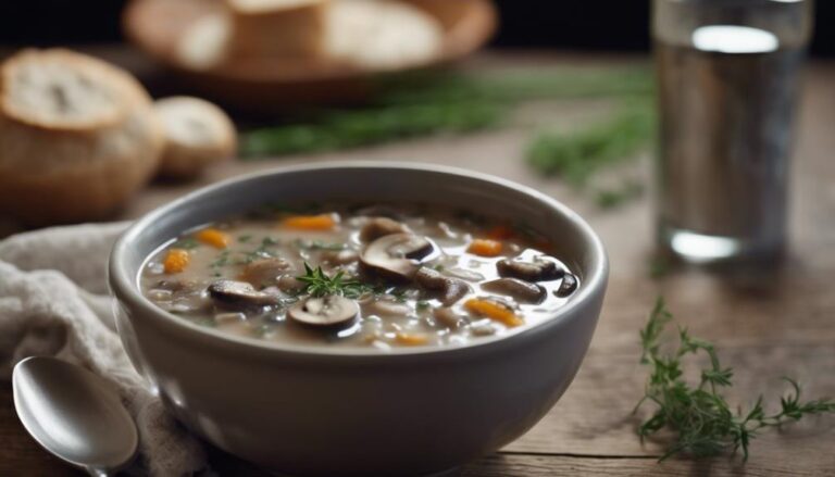 Soup Sous Vide Mushroom and Barley Soup for the 80/20 Diet