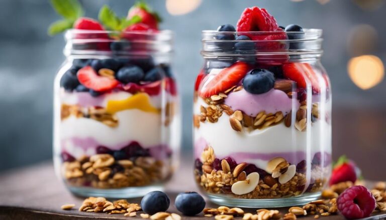 Breakfast Sous Vide Greek Yogurt Parfait With Nuts for the Myplate Diet