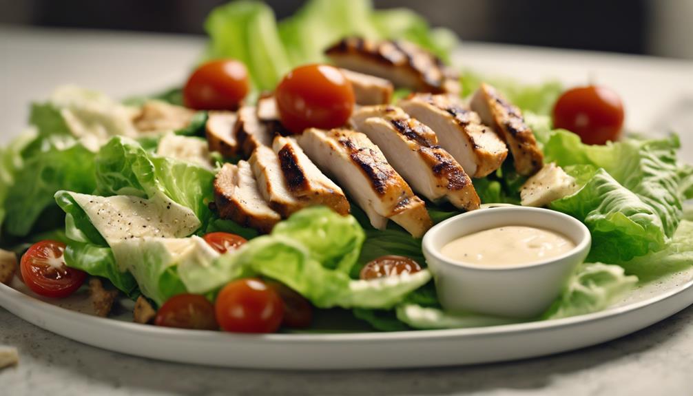 healthy grilled chicken salad