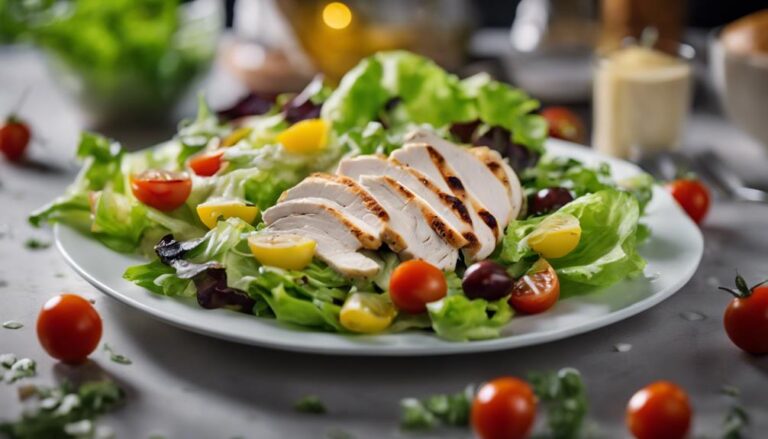 Salad Sous Vide Grilled Chicken Caesar Salad for the Noom Diet