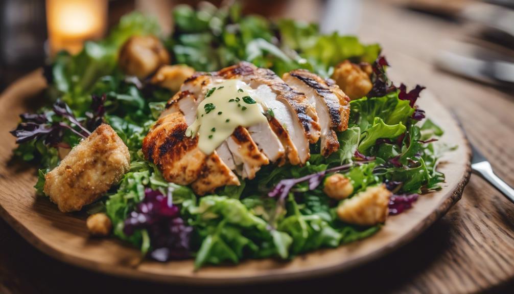 healthy grilled chicken salad