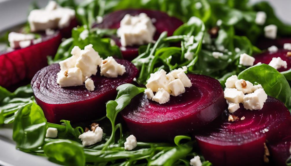 healthy low calorie beet salad