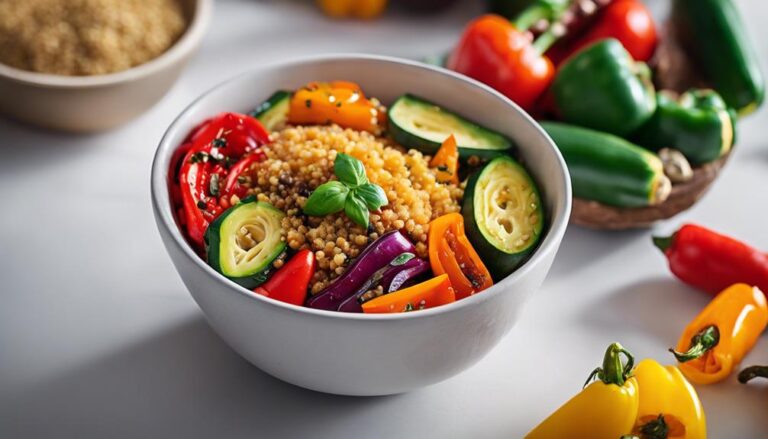 Lunch Sous Vide Quinoa and Roasted Veggie Bowl for the Best Life Diet