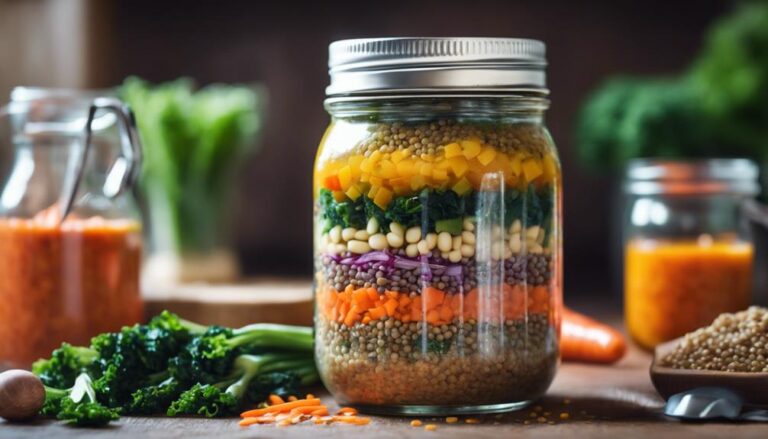 Sous Vide Eco-Atkins Lunch: Vegetable and Whole Grain Soup