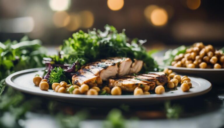 Lunch Sous Vide Mixed Greens With Chickpeas for Mesomorphs