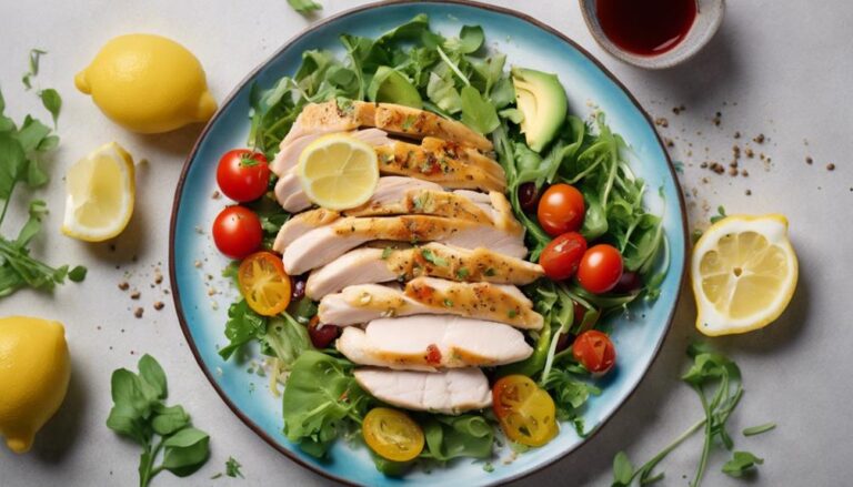 Lunch Sous Vide Lemon Herb Chicken Salad for the 80/20 Diet