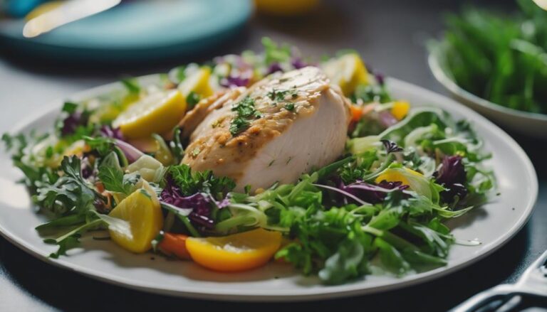 Lunch Sous Vide Lemon Herb Chicken Salad for Ectomorphs