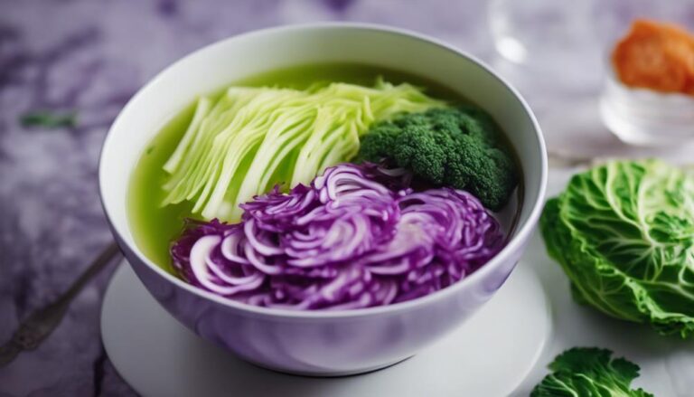 Sous Vide Cabbage and Zucchini Low-Calorie Lunch Soup for the Cabbage Soup Diet