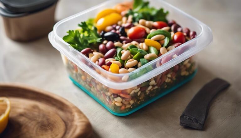 Sous Vide Eco-Atkins Lunch: Bean and Whole Grain Salad