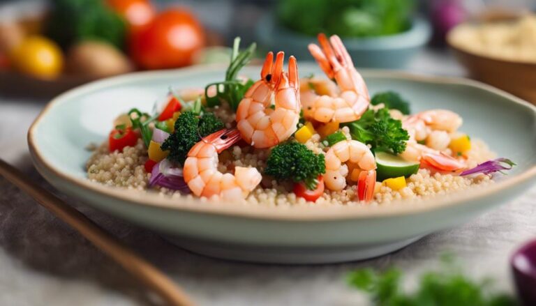 Lunch Sous Vide Shrimp and Quinoa Salad for the Best Life Diet