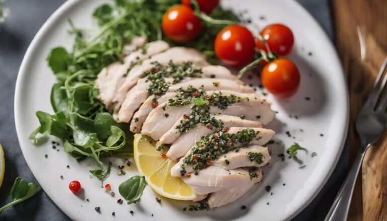 Lunch Sous Vide Lemon Herb Chicken Salad for the Noom Diet